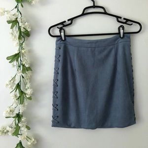 High Waisted Suede Skirt size Small